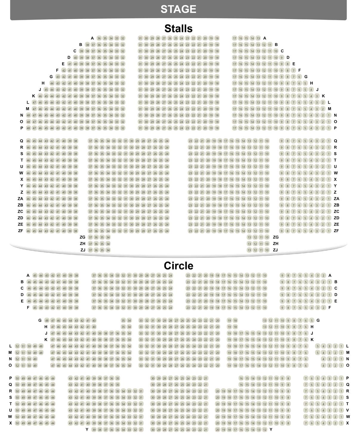 Apollo Victoria seating plan