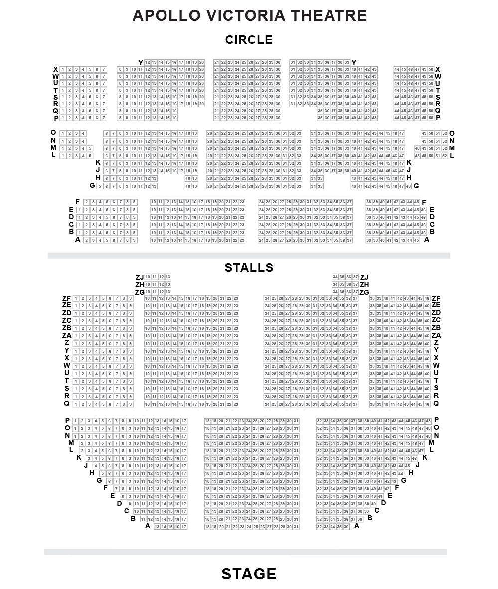 Apollo Victoria Seating Plan